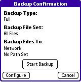 Review Backup Settings