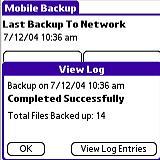 Backup successful!